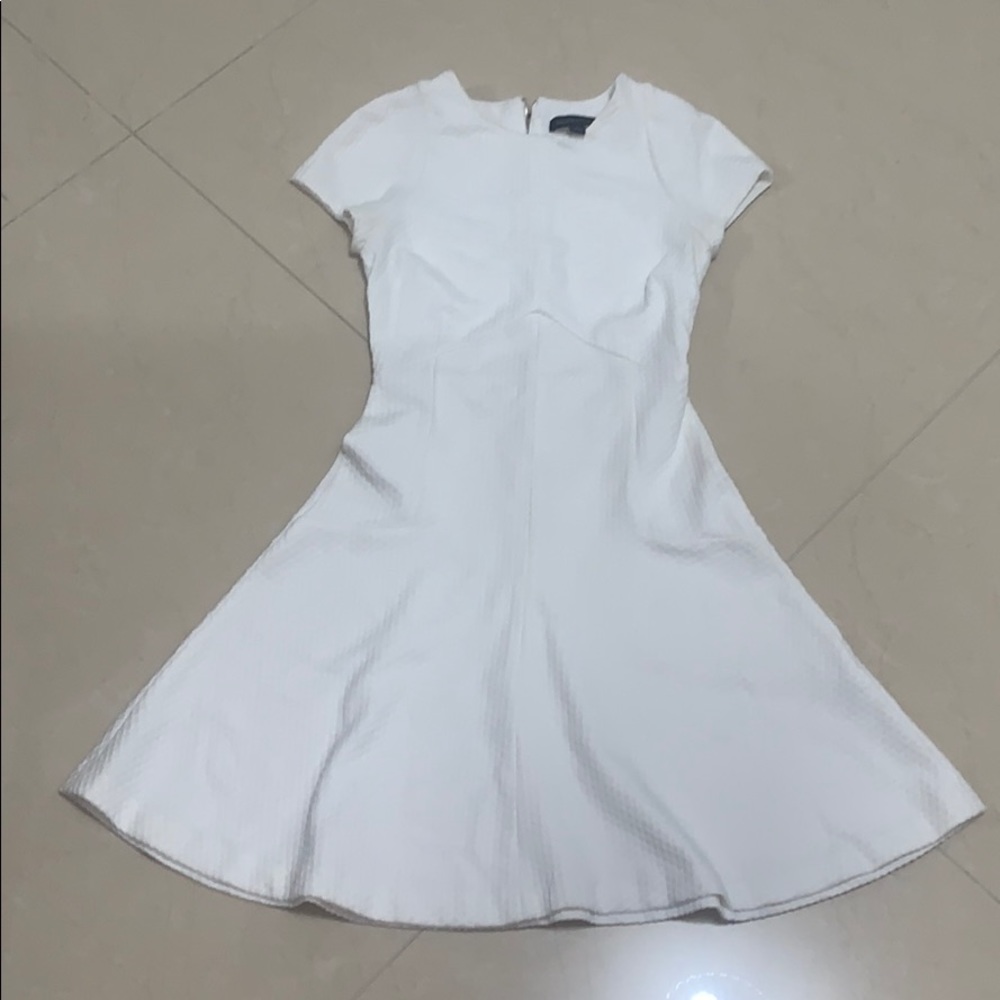 White patterned dress!